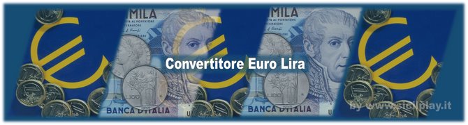 Calcola un valore in Euro nel relativo valore in Lire